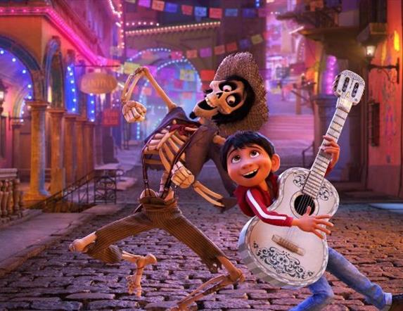 Screen Image of Coco the Disney Film.