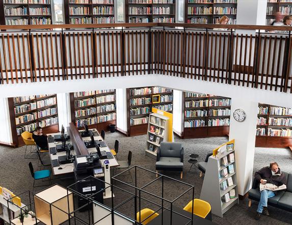 Coleraine library interior