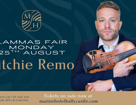 event poster for Ritchie Remo concert at the Marine Hotel
