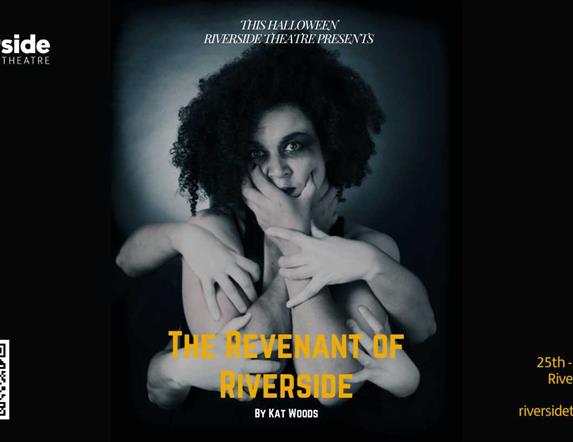 advertisement graphic for 'The Revenant of Riverside'