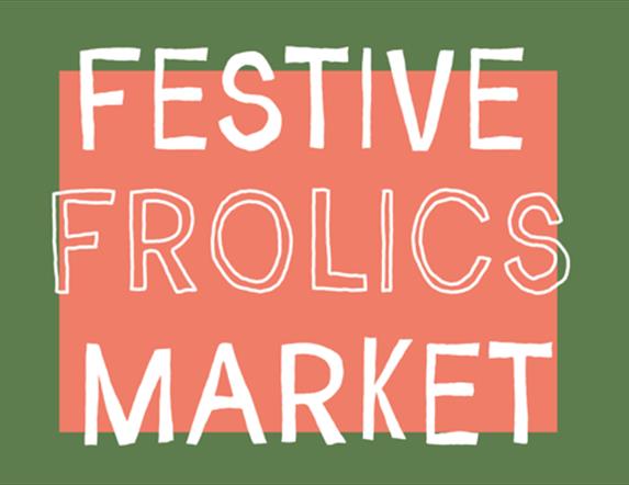 Text reads 'Festive Frolics Market'