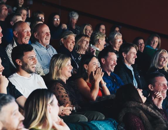 Audience at kiwi comedy club