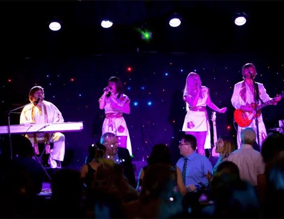 Abba sensations band on stage