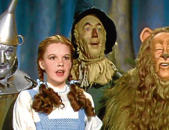 Screenshot from the wizard of oz movie, copyright Warner Bros