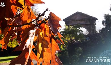 A photograph of Bishop's Gate gardens, Downhill Demesne.