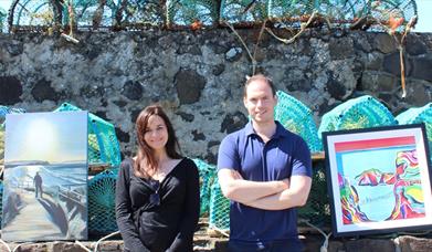 Artists Evana Bjourson & Adrian Margey