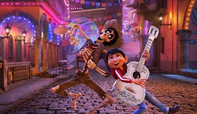 Screen Image of Coco the Disney Film.