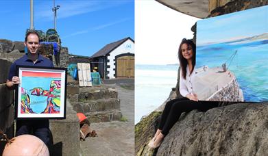 Artists Evana Bjourson & Adrian Margey