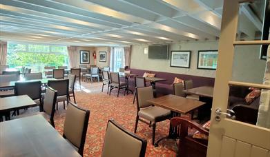 interior of McAleese Room at Brown Trout Country Inn