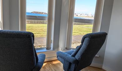 Views from front window over Ramore Head