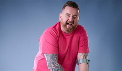 paddy mcdonnell leaning on one crutch