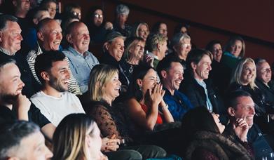 Audience at kiwi comedy club