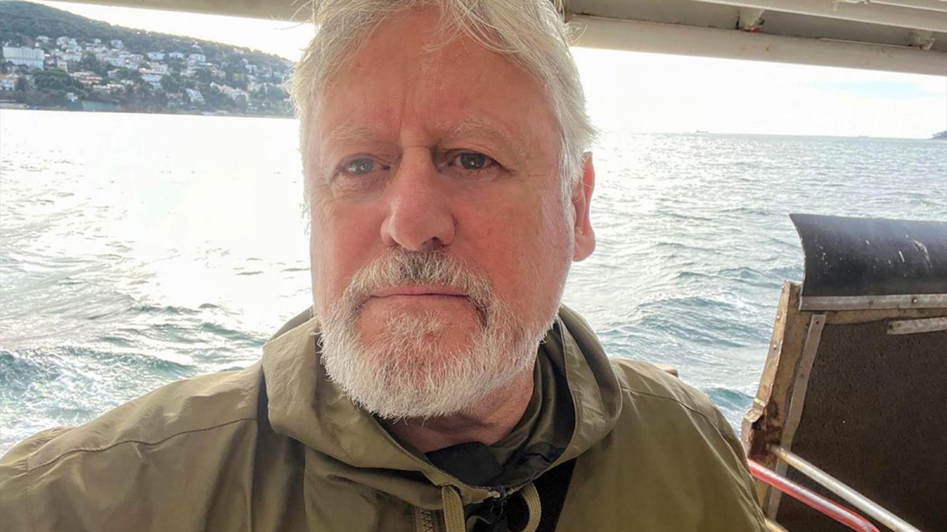 james hughes on a boat