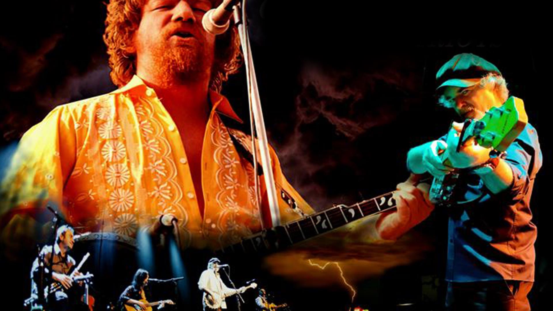 IUmage show pictures of luke Kelly and of tribute performer Chris Kavanagh