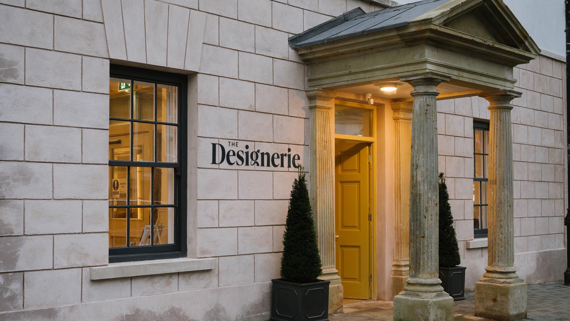 exterior of The Designerie at the Old Courthouse Bushmills