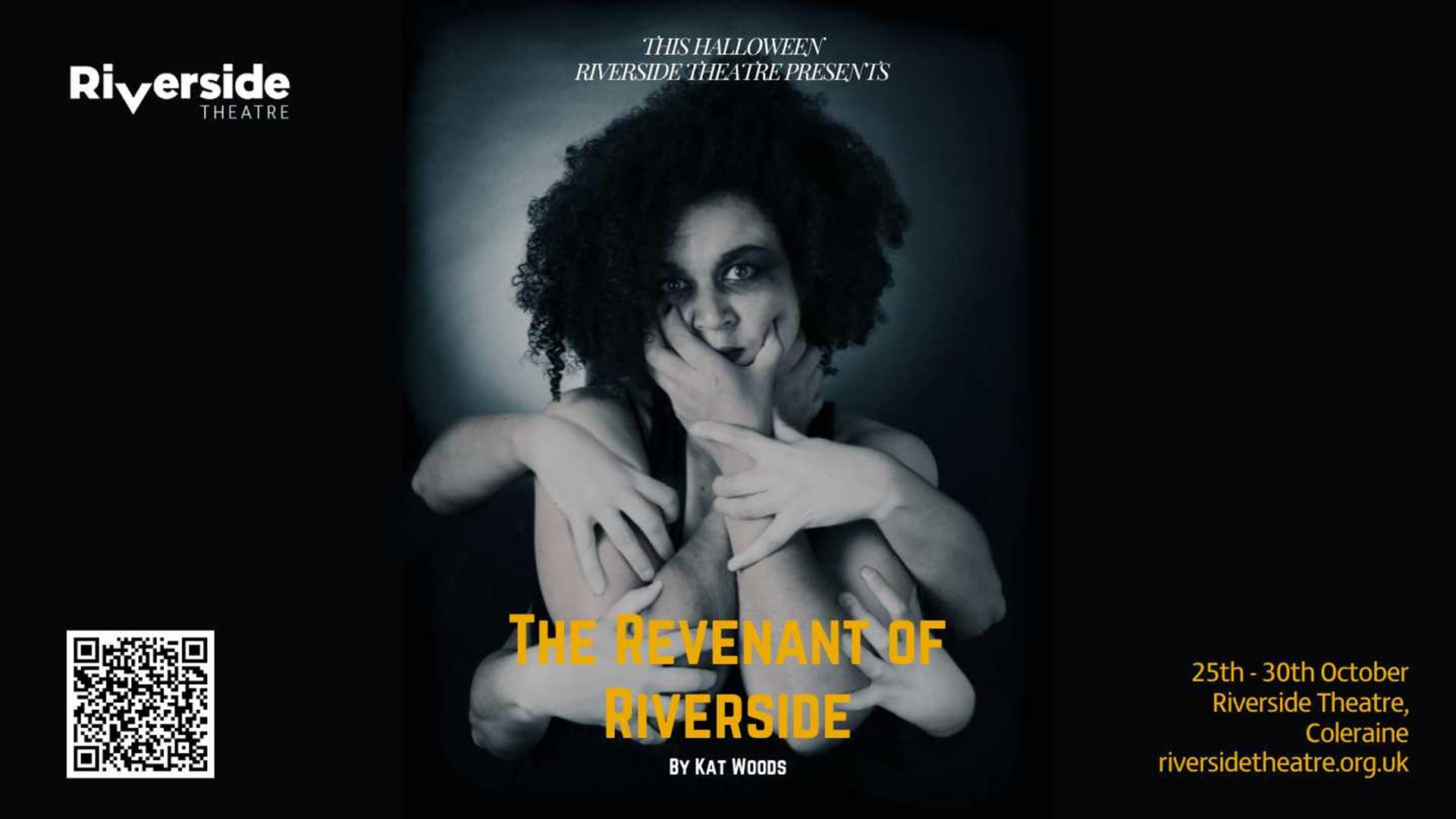 advertisement graphic for 'The Revenant of Riverside'