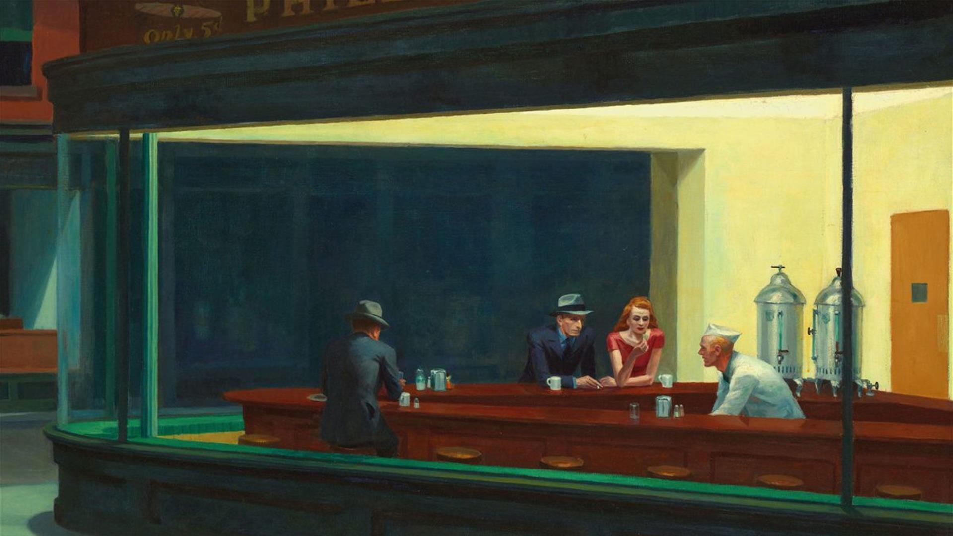 Edward Hopper's "Nighthawks" painting
