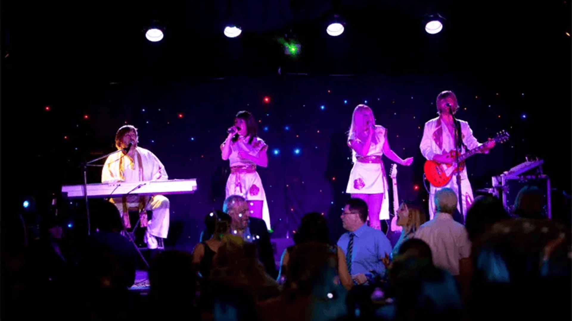 Abba sensations band on stage