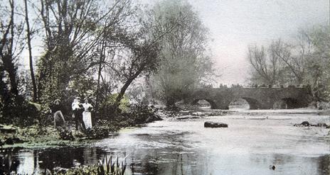 old photograph taken at Dervock