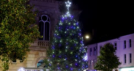 Christmas Light Switch On in Coleraine