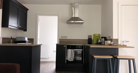 Kitchen interior at The Heagry