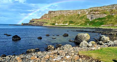 Rainbow over the Grand Causeway