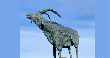 Deborah Brown's statue, titled 'Johann'.