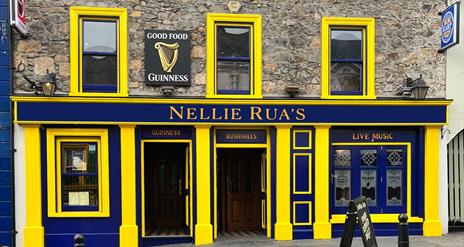 exterior of Nellie Rua's bar in Ballycastle