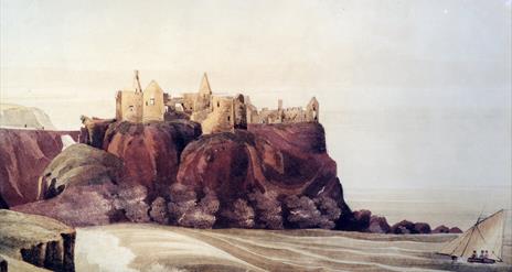 painting of Dunluce Castle