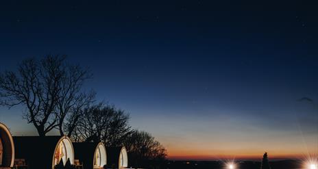 North Coast 9 Glamping at night