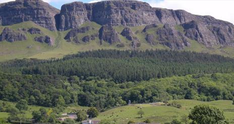 view of Binevenagh Mountain