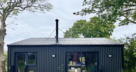 exterior of Patricia Millar's ceramic studio in Bushmills