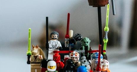 A group of Lego figures