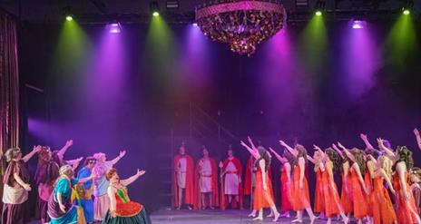 Portrush music society performing on stage.