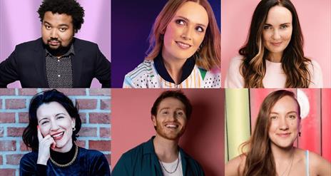 Comedians working with Stitches comedy club.