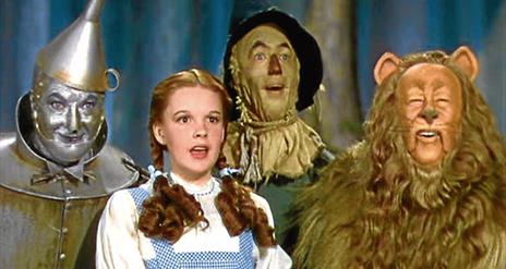 Screenshot from the wizard of oz movie, copyright Warner Bros