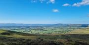 a panoramic view of the countryside on the Ulster Way