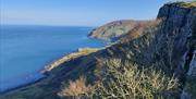 Views along the Fairhead walk over Murlough Bay