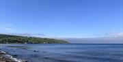 Cushendun Beach on a clear day