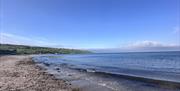 Cushendun Beach on a clear day