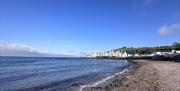 Cushendun Beach on a clear day