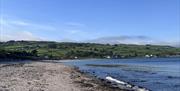 Cushendun Beach on a clear day
