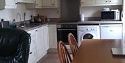 interior of kitchen area at Kings Country Cottages - Mcguigans