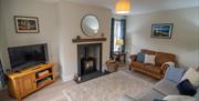 interior of living room at Dawn Chorus self-catering cottage