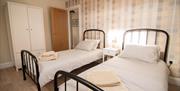 interior of bedroom at Dawn Chorus self-catering cottage