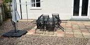 Alby House Portrush back yard