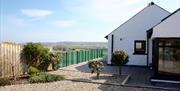 exterior and garden of Atlantic Lookout Holiday accommodation