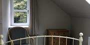 Bed, chair and chest of drawers
