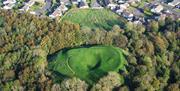Aerial view of Mountsandel Fort