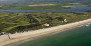 Aerial view of Portstewart strand